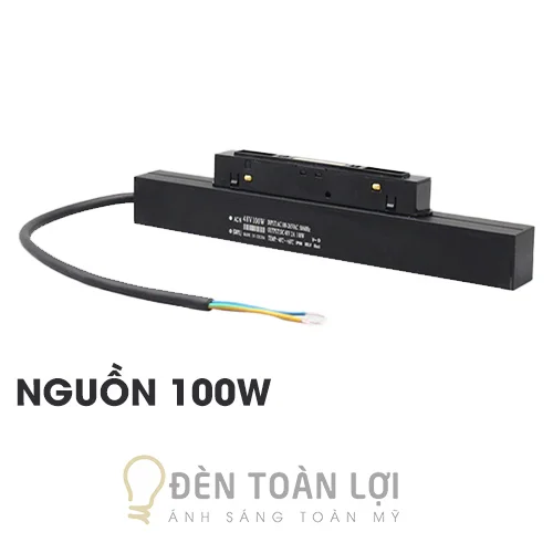 Đèn rọi nguồn điện âm ray 100W cho ray nam châm