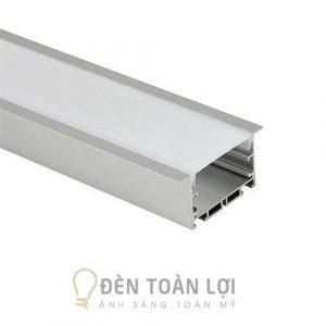 LED thanh nhôm âm trần 65mm * 35mm âm song gỗ, trần thạnh cao