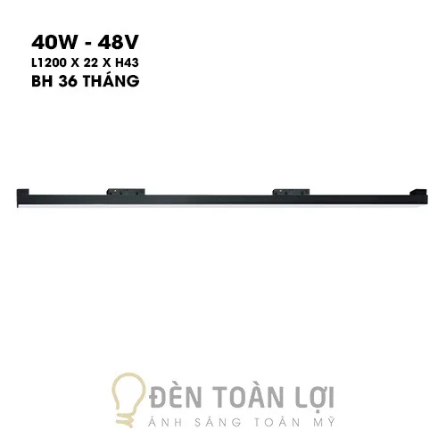 Đèn Rọi: Mẫu đèn rọi nam châm phẳng 1200mm công suất 40W