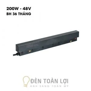 Đèn Rọi: Nguồn điện âm ray 200W cho ray nam châm