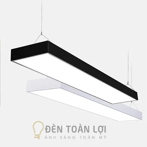 Đèn Thả Đèn led hộp thả trần 1200 x 200 mm góc vuông1