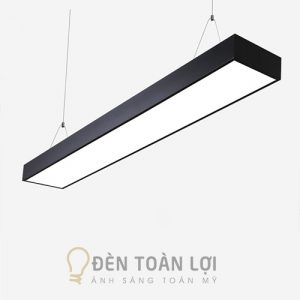 Đèn Thả Đèn led hộp thả trần 1200 x 200 mm góc vuông1