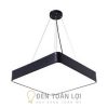 Đèn Thả: Mẫu đèn thả hộp vuông trang trí văn phòng D600mm