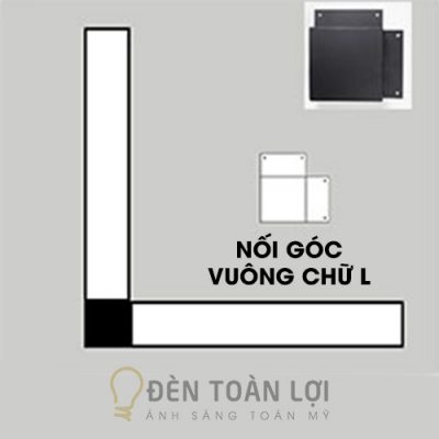 Khớp nối góc đèn thả văn phòng tạo ra nhiều hình dạng đẹp