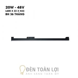 Đèn Rọi: Mẫu đèn rọi nam châm phẳng 600mm công suất 20W