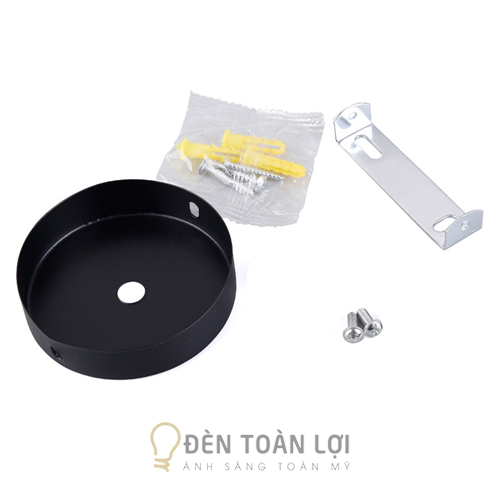 Bộ đế ốp đèn phi 80 mm cao 20 mm