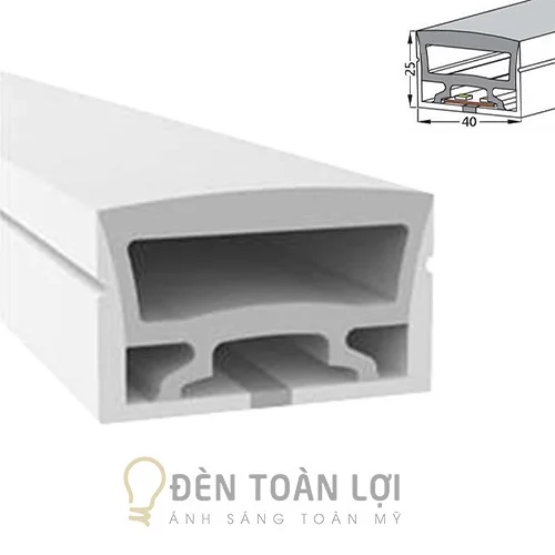 Dây đèn LED bằng silicon 40mm 25mm linh hoạt