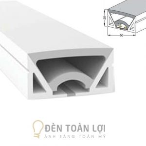 Dây đèn LED bằng Silicon 50mm * 25 mm linh hoạt dùng cho trang trí