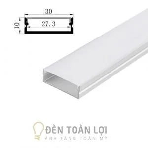 Đèn LED thanh nhôm định hình gắn nổi ốp góc TPHCM - Đèn Toàn Lợi (11)