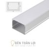 Thanh nhôm định hình gắn nổi 30mm * 20mm trang trí phòng làm việc