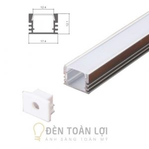 Đèn LED thanh nhôm định hình gắn nổi ốp góc TPHCM - Đèn Toàn Lợi