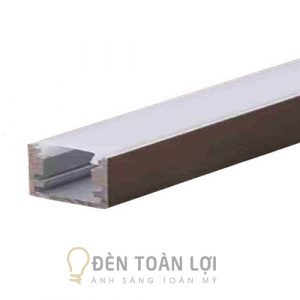 LED thanh nhôm định hình gắn nổi 16mm * 12mm lắp tủ quuần áo, tủ rượu