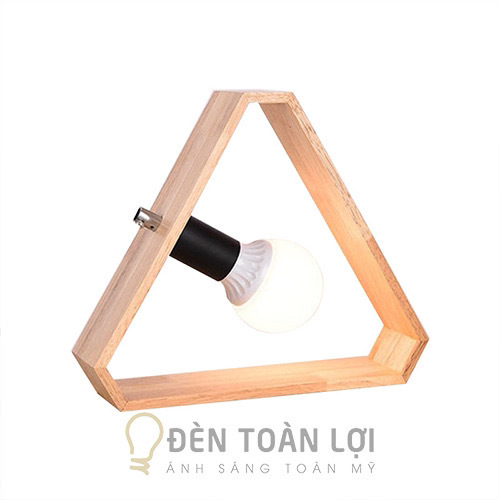 Đèn Gỗ: Mẫu đèn gỗ thông hình tam giác thả trần trang trí quán trà ...