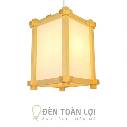 Đèn Gỗ: Mẫu đèn gỗ kiểu Nhật thả trần trang trí phòng ăn nhà hàng ...