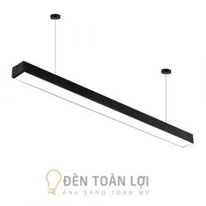 Đèn Thả: Mẫu đèn thả máng văn phòng 1m2 mặt 70 cao 40 sắt sơn tĩnh điện giá rẻ nhất Sài Gòn