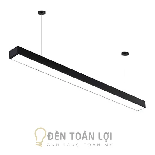 Đèn Thả: Mẫu đèn thả máng văn phòng 1m2 mặt 70 cao 40 sắt sơn tĩnh điện giá rẻ nhất Sài Gòn