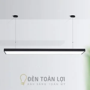 Đèn Thả: Mẫu đèn thả máng văn phòng 1m2 mặt 70 cao 40 sắt sơn tĩnh điện giá rẻ nhất Sài Gòn