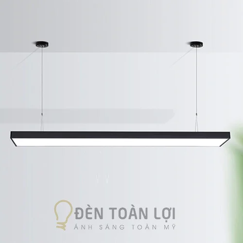 Đèn Thả: Mẫu đèn thả máng văn phòng 1m2 mặt 70 cao 40 sắt sơn tĩnh điện giá rẻ nhất Sài Gòn
