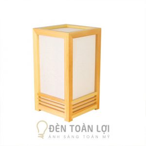 Đèn Gỗ: Mẫu đèn gỗ để bàn đầu giường trang trí phòng ngủ khách sạn, homestay