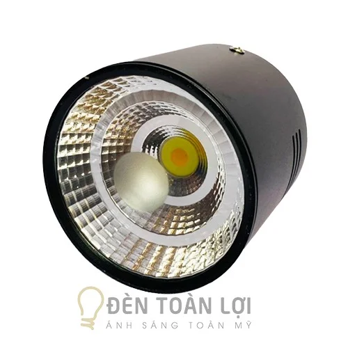 Đèn ống bo màu đen lớn 12W COB chống chói
