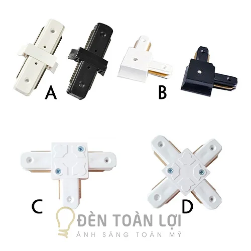 Đèn ray LED linh hoạt - Hệ nối thẳng, góc, T và Thập