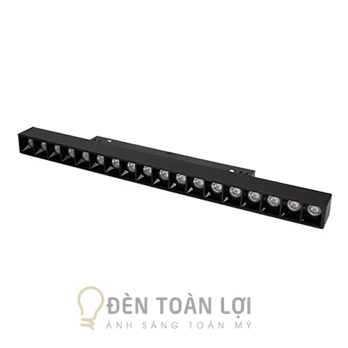 Đèn rọi màu đen rọi ray nam châm chiếu điểm 18W