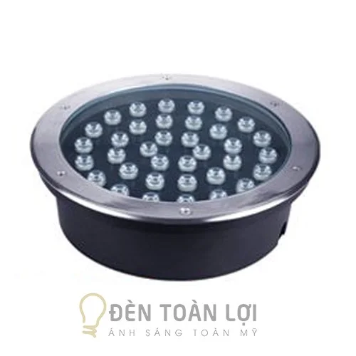 Đèn âm đất LED 36W màu đen