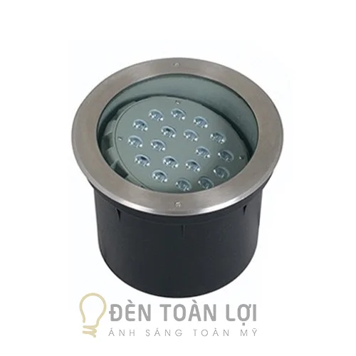 Đèn âm đất màu đen âm đất chính hướng 18W