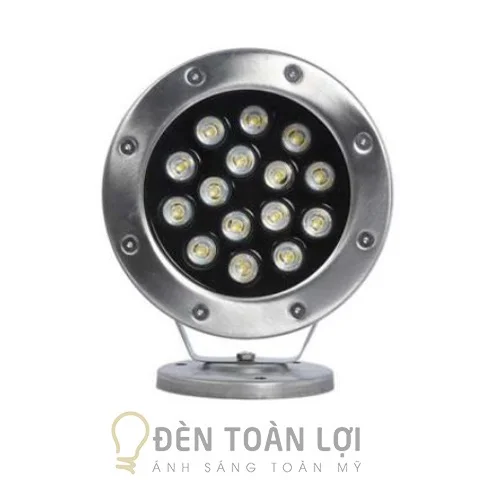 Đèn âm nước LED 15W màu đen