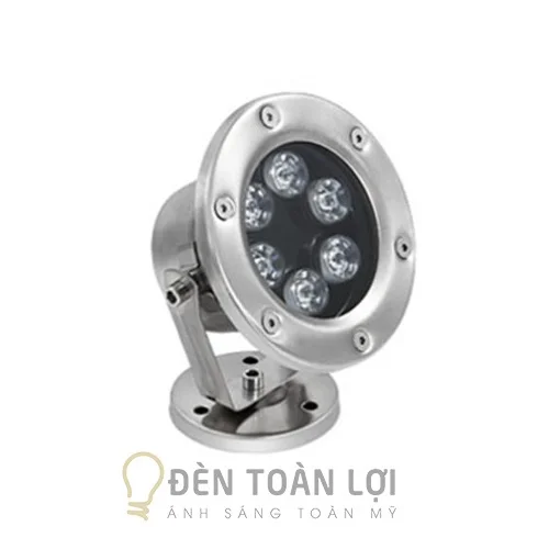 Đèn LED âm nước 6W màu đen