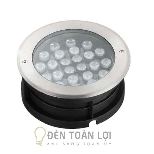 Đèn ấm nước màu đen (Ấm nước dạng chõn inox 24W)