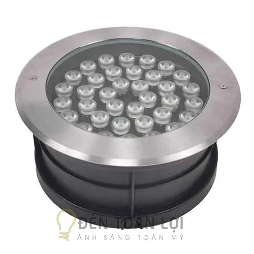 Đèn ấm nước màu đen ấm nước dạng chôn inox 36W