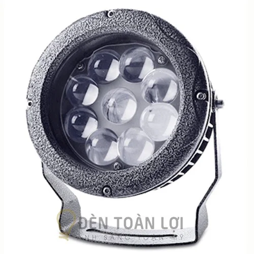 Đèn rọi ngoài trời đèn rọi cột chiếu điểm tròn 27W