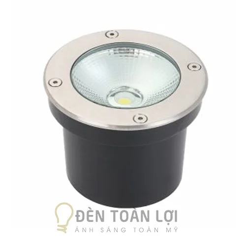 Đèn Âm Đất: Mẫu đèn âm đất COB 12W – 15W trang trí sân vườn