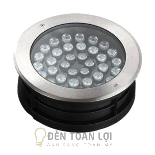 Đèn Âm Nước: Mẫu đèn âm nước dạng chôn inox 36W BH 2 năm