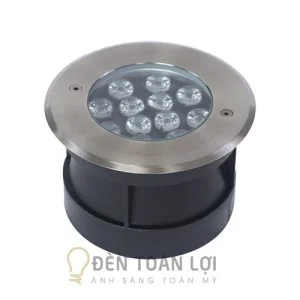 Đèn Âm Nước: Mẫu đèn âm nước inox dạng chôn 12W BH 2 năm