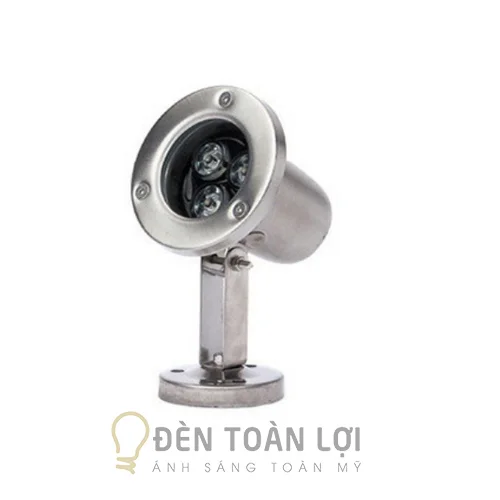 Đèn LED âm nước màu đen 3W