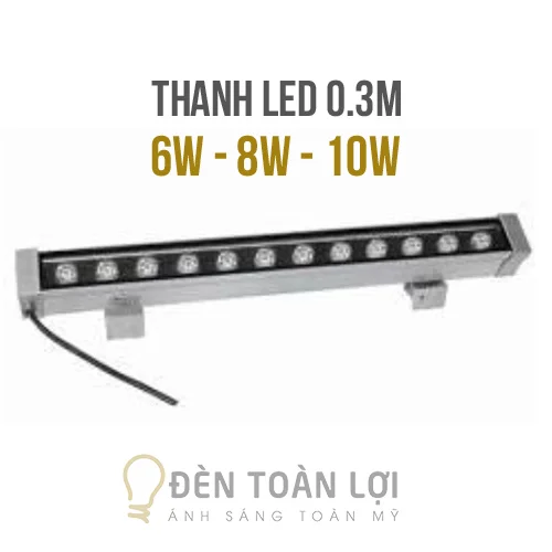 Đèn LED Thanh 0.3m (6W/8W/10W)