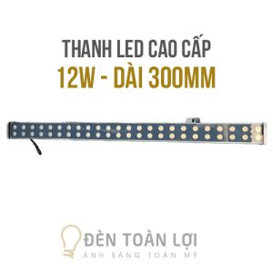 Đèn LED Thanh: Mẫu đèn LED thanh 0,3 mét 12W loại cao cấp