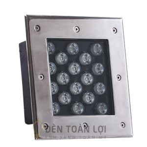 Đèn Âm Đất: Mẫu đèn âm đất vuông 18W cho công trình ở TPHCM