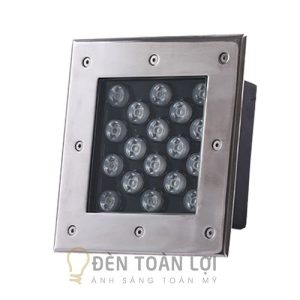 Đèn Âm Đất: Mẫu đèn âm đất vuông 18W cho công trình ở TPHCM