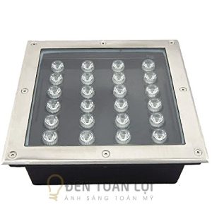 Đèn Âm Đất: Mẫu đèn âm đất vuông 24W chiếu sáng cho công trình lớn