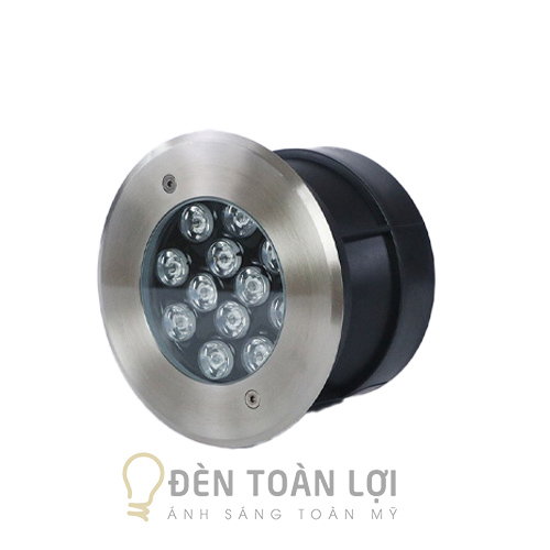Đèn âm nước dạng chôn inox 12W trang trí hồ cá trang trí hồ cá, hồ cảnh
