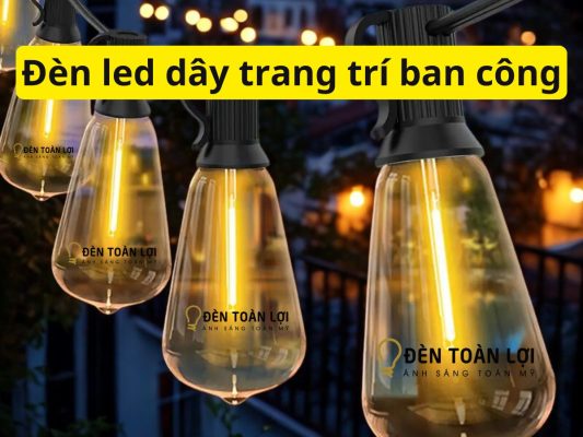 Đèn led dây trang trí ban công