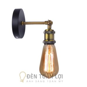 Đèn Vách: Mẫu đèn vách tay đồng thẳng đơn giản trang trí