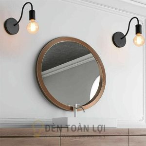 Mẫu đèn vách cổ ngổng đơn giản trang trí homestay, quán cafe chill