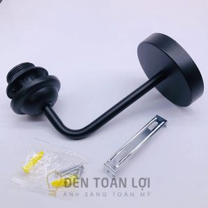 Phụ Kiện Đèn: Mẫu đèn vách đơn giản tay gập góc vuông size lớn trang trí vách tường