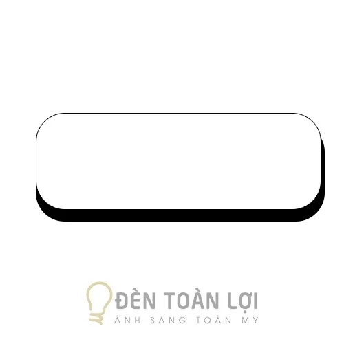 Đèn thả văn phòng hình chữ nhật màu đen