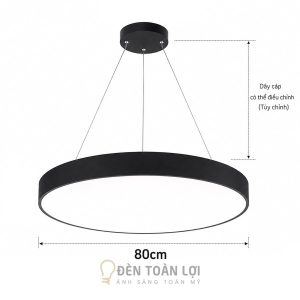 Đèn Thả Tròn Tràn Viền D80 Làm Theo Yêu Cầu
