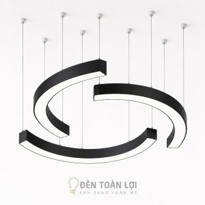 Gia Công Đèn Thả Cung Tròn Cho Sảnh Khách Sạn, Trung Tâm
